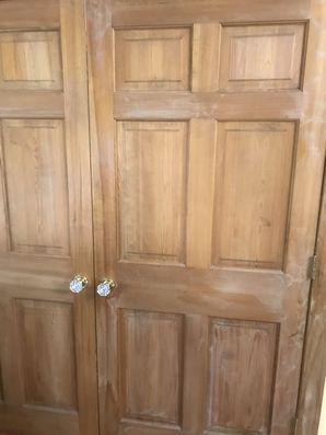 Before & After Door Staining in Clifton, NJ (1)