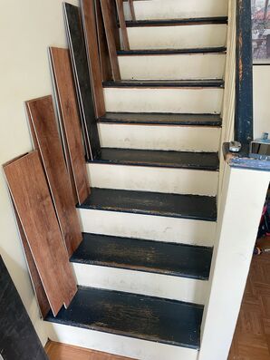 Before & After Stair Refinishing in Clifton, NJ (1)